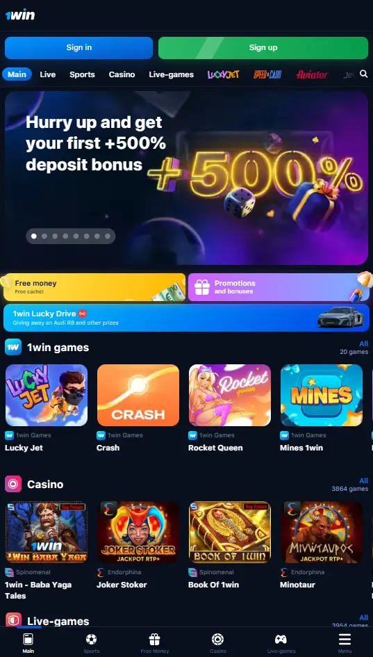 1win mobile