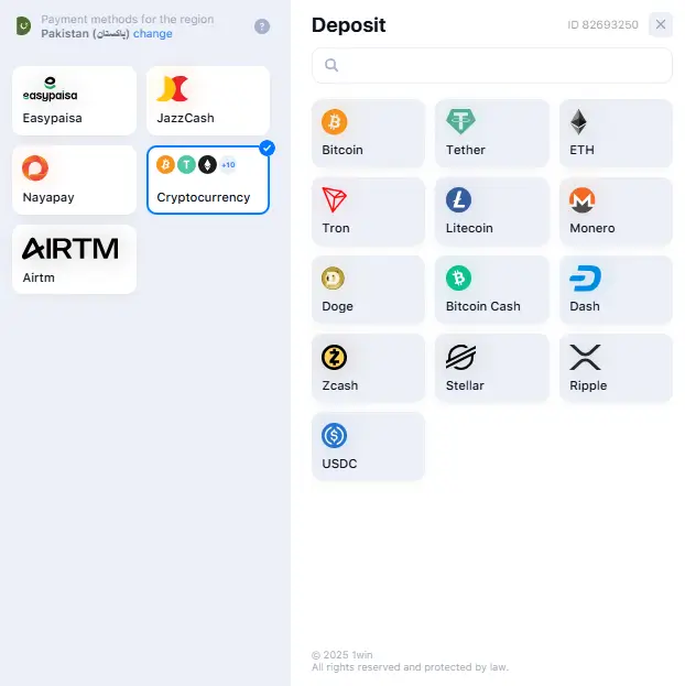 1win payments